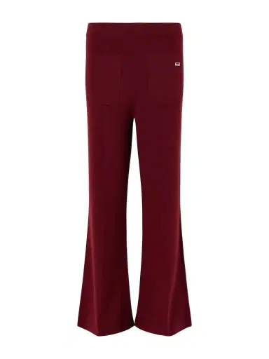 Victoria Beckham Alina Merino Wool And Cashmere-blend Flared Pants | Thumbnail 1 Victoria Beckham Alina Merino Wool And Cashmere-blend Flared Pants | Thumbnail 1