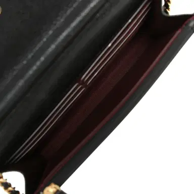 Chanel Chanel Classic Wallet On Chain WOC Black Caviar Gold Hardware | Thumbnail 10 Chanel Chanel Classic Wallet On Chain WOC Black Caviar Gold Hardware | Thumbnail 10