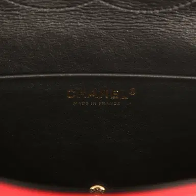 Chanel Chanel Maxi "Magma" Flap Bag Yellow, Red, Black Mixed Fibers Gold Hardware | Thumbnail 10 Chanel Chanel Maxi "Magma" Flap Bag Yellow, Red, Black Mixed Fibers Gold Hardware | Thumbnail 10