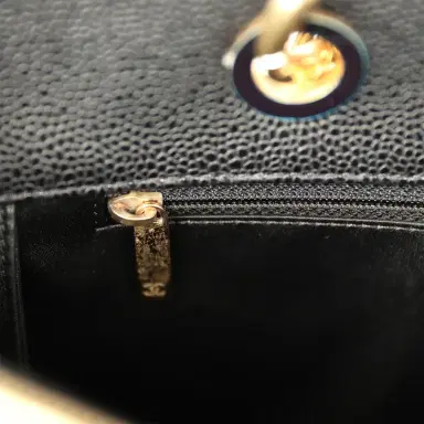 Chanel Pre-owned Chanel Grand Shopping Tote Black Caviar Gold Hardware | Thumbnail 11 Chanel Pre-owned Chanel Grand Shopping Tote Black Caviar Gold Hardware | Thumbnail 11