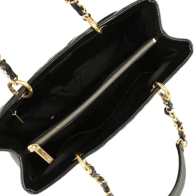 Chanel Pre-owned Chanel Grand Shopping Tote Black Caviar Gold Hardware | Thumbnail 8 Chanel Pre-owned Chanel Grand Shopping Tote Black Caviar Gold Hardware | Thumbnail 8