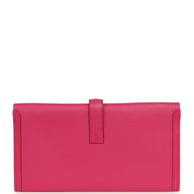 HERMÈS Pre-owned Hermes Jige Elan 29 Rose Shocking Chevre Mysore | Thumbnail 4 HERMÈS Pre-owned Hermes Jige Elan 29 Rose Shocking Chevre Mysore | Thumbnail 4