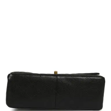 Chanel Vintage Chanel Double Sided Flap Bag Black Caviar Gold Hardware | Thumbnail 6 Chanel Vintage Chanel Double Sided Flap Bag Black Caviar Gold Hardware | Thumbnail 6