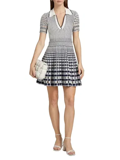 Simkhai Women's Tovi Knit Polo Minidress | Thumbnail 2 Simkhai Women's Tovi Knit Polo Minidress | Thumbnail 2