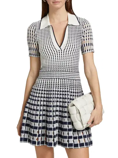 Simkhai Women's Tovi Knit Polo Minidress | Thumbnail 3 Simkhai Women's Tovi Knit Polo Minidress | Thumbnail 3