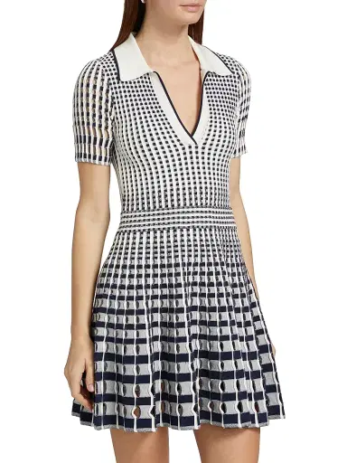 Simkhai Women's Tovi Knit Polo Minidress | Thumbnail 4 Simkhai Women's Tovi Knit Polo Minidress | Thumbnail 4
