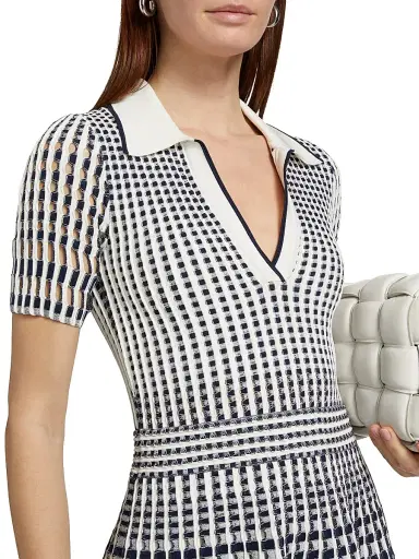 Simkhai Women's Tovi Knit Polo Minidress | Thumbnail 6 Simkhai Women's Tovi Knit Polo Minidress | Thumbnail 6
