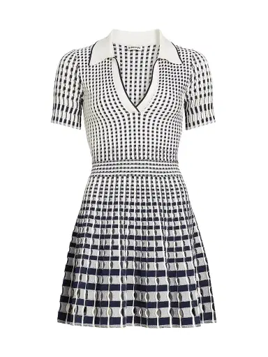 Simkhai Women's Tovi Knit Polo Minidress | Thumbnail 1 Simkhai Women's Tovi Knit Polo Minidress | Thumbnail 1