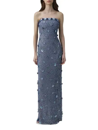 Simkhai Women's Serafina Strapless Embellished Gown | Thumbnail 1 Simkhai Women's Serafina Strapless Embellished Gown | Thumbnail 1