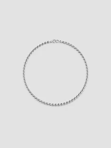 David Yurman Women's Sculpted Cable Chain Necklace in Sterling Silver, 5.7MM | Thumbnail 3 David Yurman Women's Sculpted Cable Chain Necklace in Sterling Silver, 5.7MM | Thumbnail 3