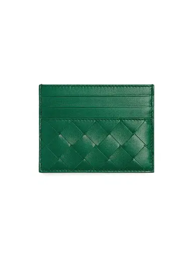 Bottega Veneta Women's Intrecciato Leather Card Case | Thumbnail 2 Bottega Veneta Women's Intrecciato Leather Card Case | Thumbnail 2