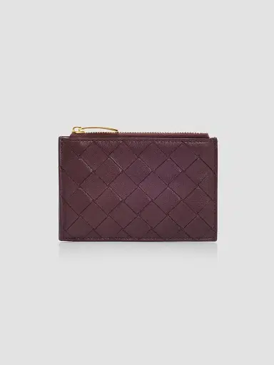 Bottega Veneta Women's Intrecciato Leather Card Case | Thumbnail 2 Bottega Veneta Women's Intrecciato Leather Card Case | Thumbnail 2