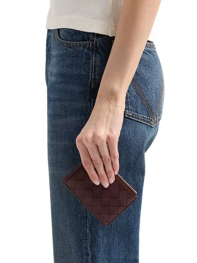 Women's Intrecciato Leather Card Case Women's Intrecciato Leather Card Case