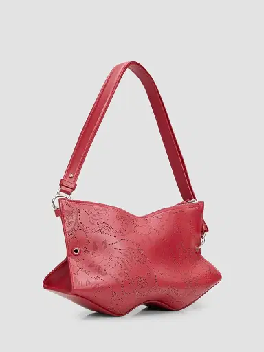 Alexander McQueen Women's Mana Laser-Cut Leather Clutch | Thumbnail 2 Alexander McQueen Women's Mana Laser-Cut Leather Clutch | Thumbnail 2