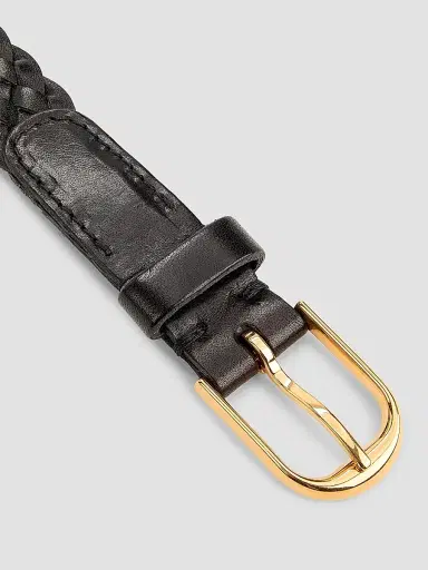 Nili Lotan Women's Jane Braided Leather Belt | Thumbnail 3 Nili Lotan Women's Jane Braided Leather Belt | Thumbnail 3