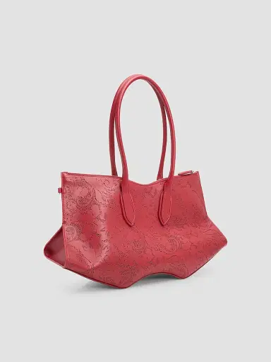 Alexander McQueen Women's Manta Leather Shoulder Bag | Thumbnail 2 Alexander McQueen Women's Manta Leather Shoulder Bag | Thumbnail 2