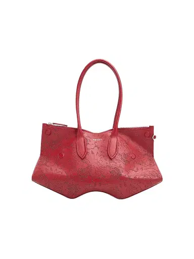 Alexander McQueen Women's Manta Leather Shoulder Bag | Thumbnail 1 Alexander McQueen Women's Manta Leather Shoulder Bag | Thumbnail 1