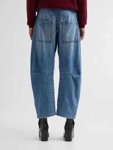 Nili Lotan Women's Shon Barrel Jeans | Thumbnail 3 Nili Lotan Women's Shon Barrel Jeans | Thumbnail 3