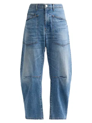 Nili Lotan Women's Shon Barrel Jeans | Thumbnail 1 Nili Lotan Women's Shon Barrel Jeans | Thumbnail 1