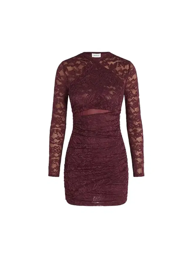Women's Moxey Ruched Lace Mini Dress Women's Moxey Ruched Lace Mini Dress
