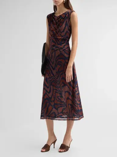 Johnny Was Women's Kessari Leyla Midi Dress | Thumbnail 4 Johnny Was Women's Kessari Leyla Midi Dress | Thumbnail 4