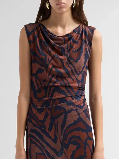 Johnny Was Women's Kessari Leyla Midi Dress | Thumbnail 5 Johnny Was Women's Kessari Leyla Midi Dress | Thumbnail 5