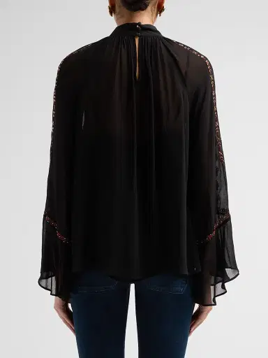 Veronica Beard Women's Tairis Embroidered Blouse | Thumbnail 3 Veronica Beard Women's Tairis Embroidered Blouse | Thumbnail 3