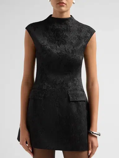 Veronica Beard Women's Haworth Jacquard Mini Dress | Thumbnail 5 Veronica Beard Women's Haworth Jacquard Mini Dress | Thumbnail 5