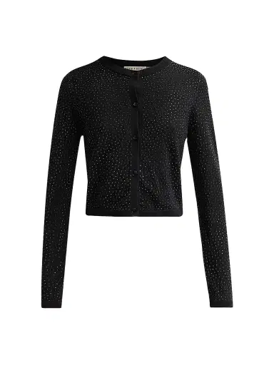 Alice + Olivia Women's Carson Embellished Wool Cardigan | Thumbnail 1 Alice + Olivia Women's Carson Embellished Wool Cardigan | Thumbnail 1