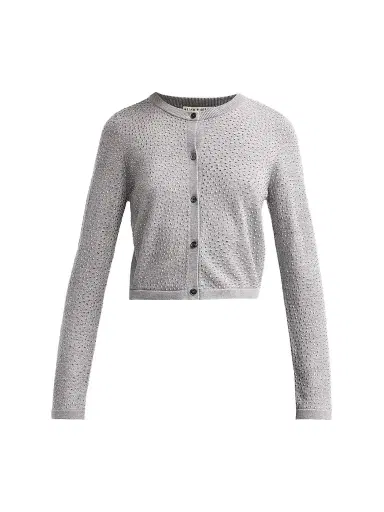 Alice + Olivia Women's Carson Embellished Wool Cardigan | Thumbnail 1 Alice + Olivia Women's Carson Embellished Wool Cardigan | Thumbnail 1