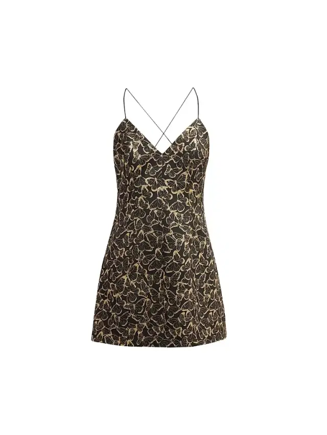Women's Tayla Butterfly-Print V-neck Mini Dress Women's Tayla Butterfly-Print V-neck Mini Dress