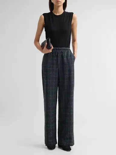 Staud Women's Denali Plaid Pants | Thumbnail 2 Staud Women's Denali Plaid Pants | Thumbnail 2