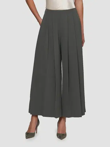 L'Agence Women's Novalynn Pleated Crop Pants | Thumbnail 4 L'Agence Women's Novalynn Pleated Crop Pants | Thumbnail 4