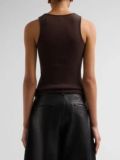 L'Agence Women's Adira Rib-Knit Tank | Thumbnail 3 L'Agence Women's Adira Rib-Knit Tank | Thumbnail 3