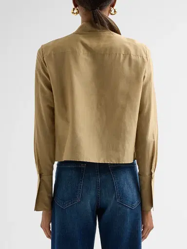 TWP Women's Patti Ruffle Cotton-Silk Blouse | Thumbnail 3 TWP Women's Patti Ruffle Cotton-Silk Blouse | Thumbnail 3