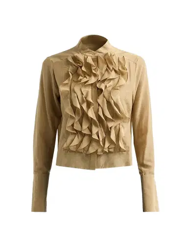 TWP Women's Patti Ruffle Cotton-Silk Blouse | Thumbnail 1 TWP Women's Patti Ruffle Cotton-Silk Blouse | Thumbnail 1
