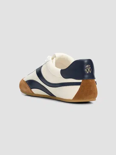 Stuart Weitzman Women's Vander Suede Low-Top Sneakers | Thumbnail 4 Stuart Weitzman Women's Vander Suede Low-Top Sneakers | Thumbnail 4