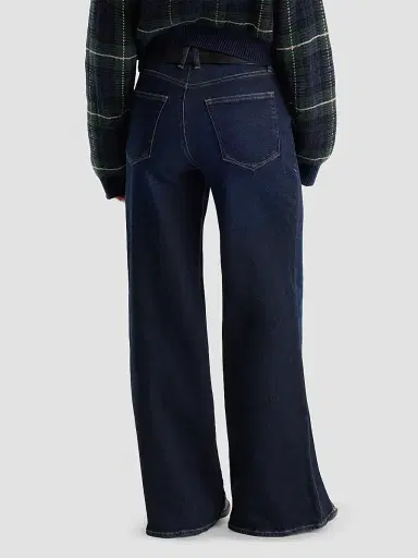 GOOD AMERICAN Women's Good Waist Palazzo Jeans | Thumbnail 3 GOOD AMERICAN Women's Good Waist Palazzo Jeans | Thumbnail 3