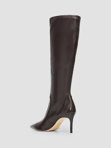 Stuart Weitzman Women's Stuart 75MM Leather Power Boots | Thumbnail 4 Stuart Weitzman Women's Stuart 75MM Leather Power Boots | Thumbnail 4