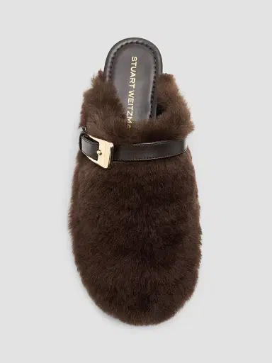 Stuart Weitzman Women's Roxanne Shearling Mules | Thumbnail 4 Stuart Weitzman Women's Roxanne Shearling Mules | Thumbnail 4