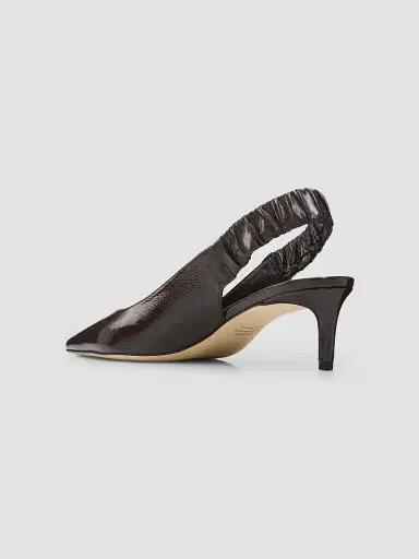 Stuart Weitzman Women's 50MM Patent Leather Slingback Pumps | Thumbnail 4 Stuart Weitzman Women's 50MM Patent Leather Slingback Pumps | Thumbnail 4