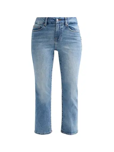 GOOD AMERICAN Women's Always Fits Slim Petite Palazzo Jeans | Thumbnail 1 GOOD AMERICAN Women's Always Fits Slim Petite Palazzo Jeans | Thumbnail 1