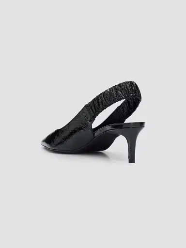 Stuart Weitzman Women's 50MM Patent Leather Slingback Pumps | Thumbnail 4 Stuart Weitzman Women's 50MM Patent Leather Slingback Pumps | Thumbnail 4