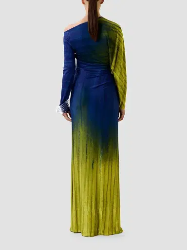Silvia Tcherassi Women's Saree Degradé Jersey Maxi-Dress | Thumbnail 3 Silvia Tcherassi Women's Saree Degradé Jersey Maxi-Dress | Thumbnail 3