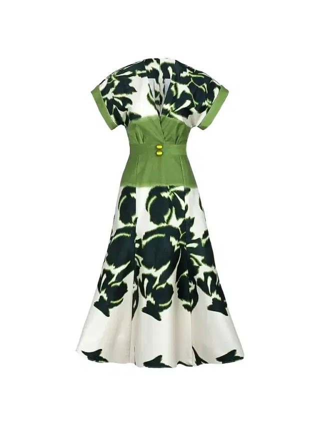 Women's Maida Floral Stretch-Cotton Midi Dress Women's Maida Floral Stretch-Cotton Midi Dress