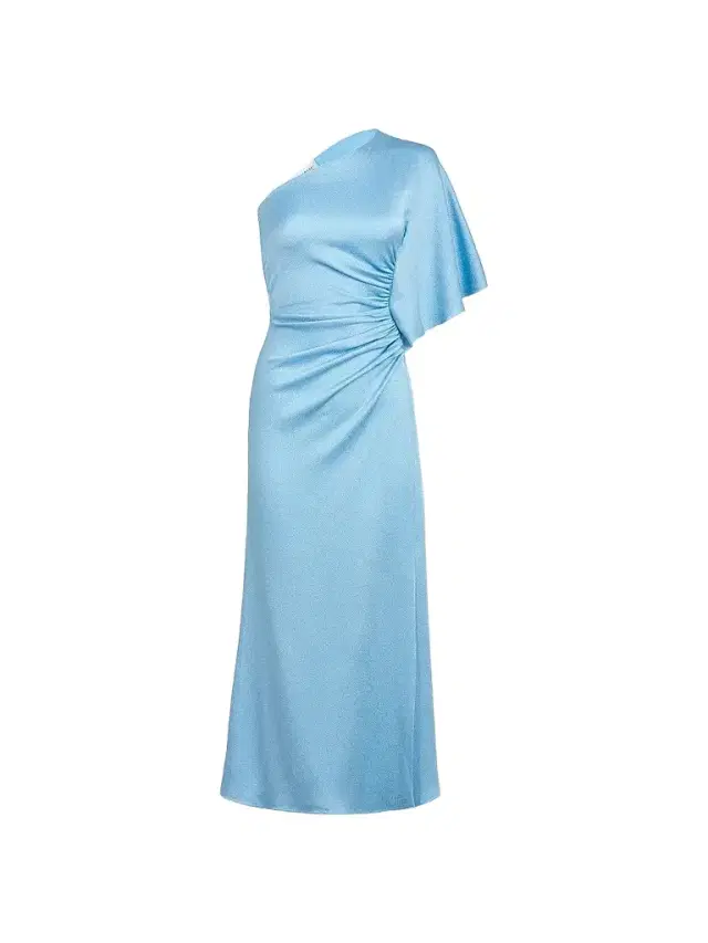 Women's Oby Ruched Satin One-Shoulder Maxi Dress Women's Oby Ruched Satin One-Shoulder Maxi Dress