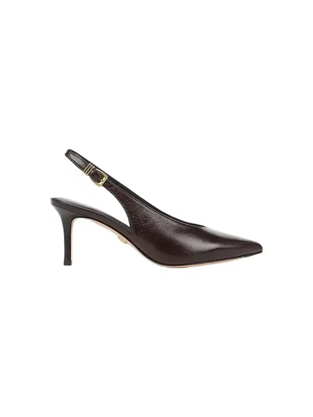 Women's 70MM Leather Slingback Pumps Women's 70MM Leather Slingback Pumps