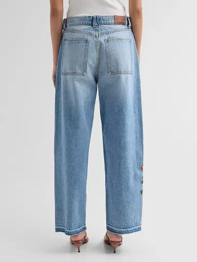 Johnny Was Women's Solana Embroidered Barrel-Leg Jeans | Thumbnail 3 Johnny Was Women's Solana Embroidered Barrel-Leg Jeans | Thumbnail 3