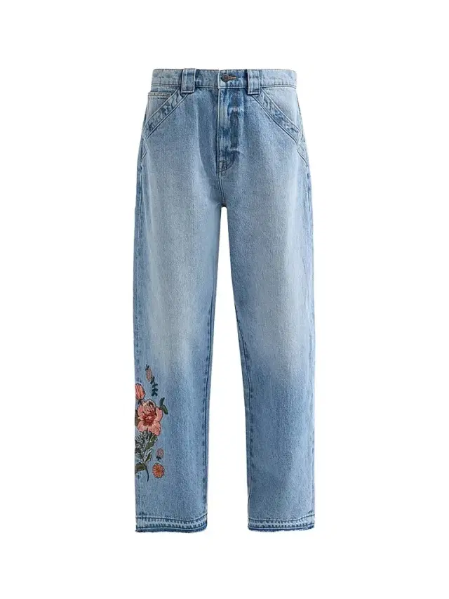 Women's Solana Embroidered Barrel-Leg Jeans Women's Solana Embroidered Barrel-Leg Jeans