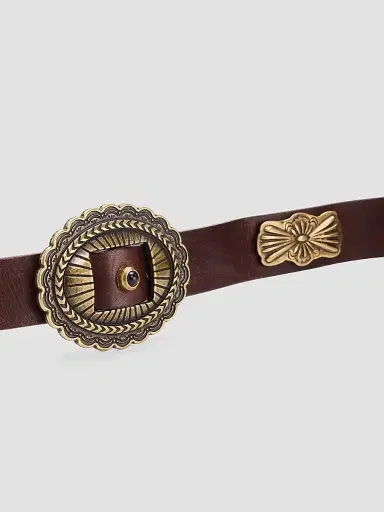 Johnny Was Women's Guscio Italian Leather Conch Belt | Thumbnail 3 Johnny Was Women's Guscio Italian Leather Conch Belt | Thumbnail 3